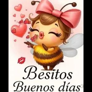 Besitos Buenos días - getsticker.com