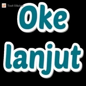 Oke lanjut - getsticker.com