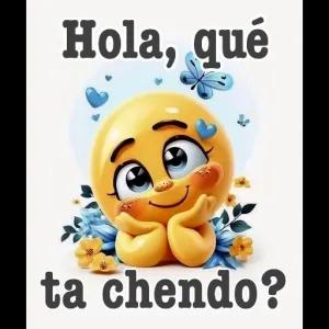 Hola, qué ta chendo? - getsticker.com