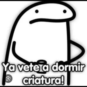 Ya vete a dormir criatura! - getsticker.com