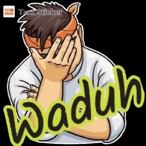 Waduh - getsticker.com
