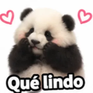 Qué lindo - getsticker.com