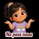Pegatinas de niña