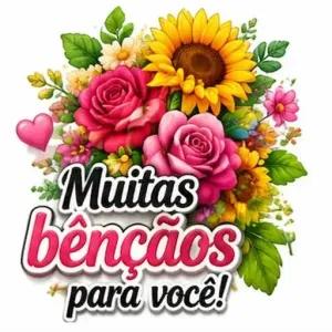 Muitas bênçãos para você! - getsticker.com