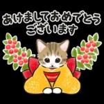 冬の毎日と年末年始☆猫たちのスタンプ２
