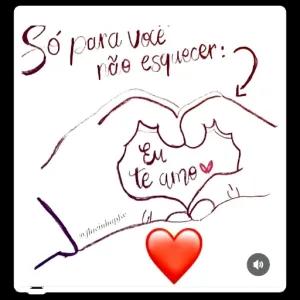 Só para você não esquecer: Eu te amo - getsticker.com