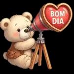 Adesivos de bom dia