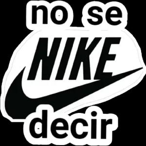 no se NIKE decir - getsticker.com