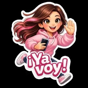 ¡Ya voy! - getsticker.com
