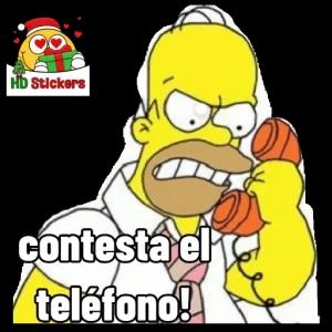 contesta el teléfono! - getsticker.com