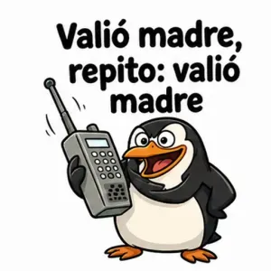 Valió madre, repito: valió madre - getsticker.com