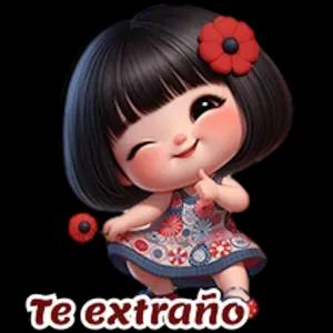 Te extraño - getsticker.com