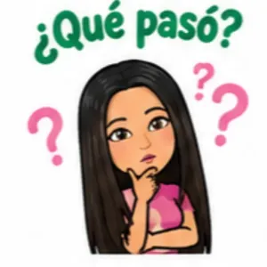 ¿Qué pasó? - getsticker.com
