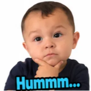 Hummm... - getsticker.com