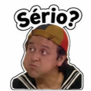 Sério? - getsticker.com