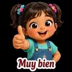 Pegatinas de niña