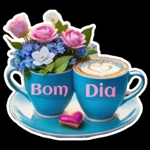 Bom Dia, Pingos de orvalho - getsticker.com