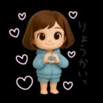 ヘアバンドボブの可愛い女の子。