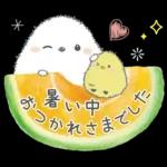 ゆるふわ♡夏のシマエナガさん