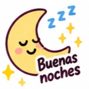 Buenas noches - getsticker.com
