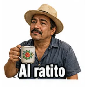 Al ratito - getsticker.com