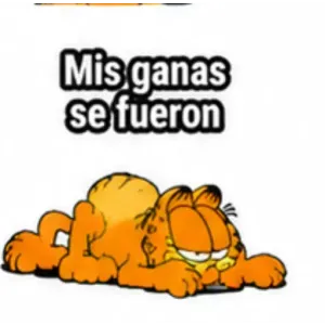 Mis ganas se fueron - getsticker.com