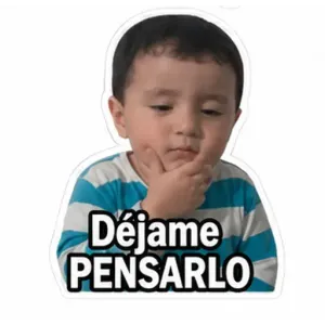 Déjame pensarlo - getsticker.com