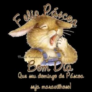 Feliz Páscoa Bom Dia Que seu domingo de Páscoa seja maravilhoso! - getsticker.com