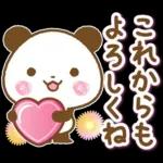 一年中使える連絡用パンダ