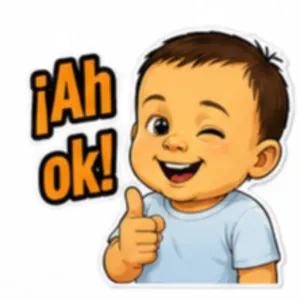 ¡Ah ok! - getsticker.com