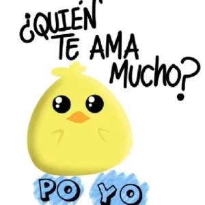 ¿QUIÉN TE AMA MUCHO? POYO - getsticker.com