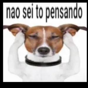 nao sei to pensando - getsticker.com