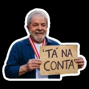 'TÁ NA CONTA' - getsticker.com