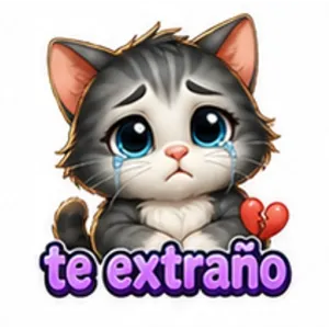 te extraño - getsticker.com