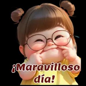 ¡Maravilloso día! - getsticker.com