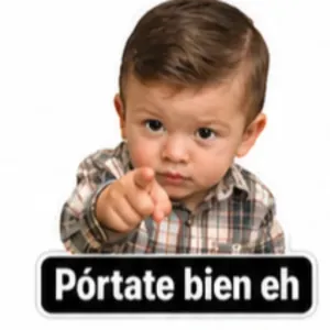 Pórtate bien eh - getsticker.com