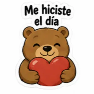 Me hiciste el día - getsticker.com