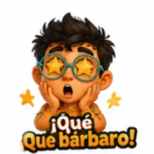 ¡Qué Que bárbaro! - getsticker.com
