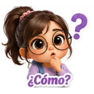 ¿Cómo? - getsticker.com