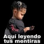 Aquí leyendo tus mentiras