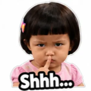 Shhh... - getsticker.com