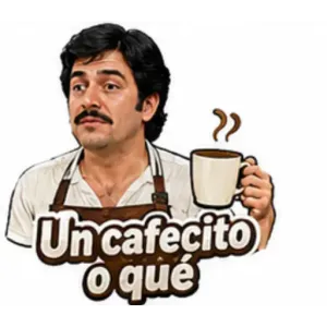 Un cafecito o qué - getsticker.com