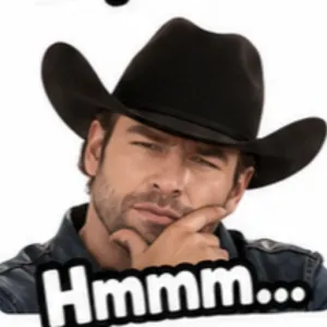 Hmmm... - getsticker.com