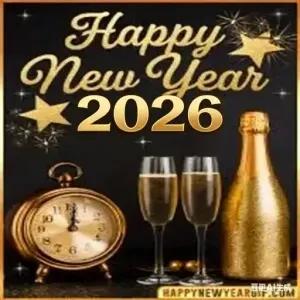 Happy New Year 2026 - getsticker.com