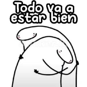 Todo va a estar bien - getsticker.com