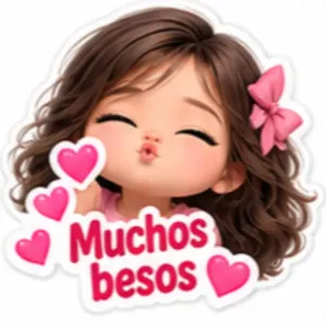 Muchos besos - getsticker.com