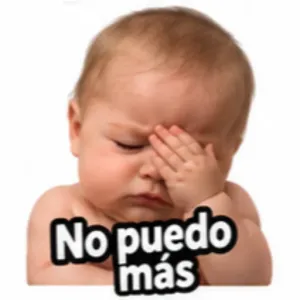 No puedo más - getsticker.com