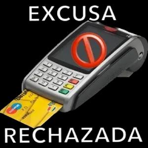 EXCUSA RECHAZADA - getsticker.com