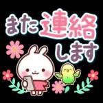 うさぎさん やさしい春の気づかい