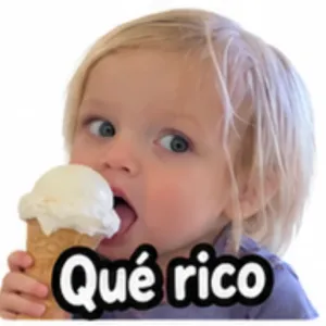 Qué rico - getsticker.com